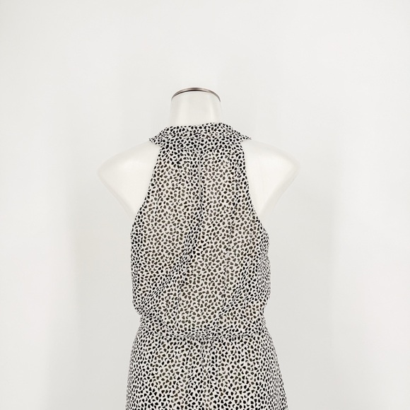 HM Black and White Ruched Backless Mini Sundress - Picture 5 of 6